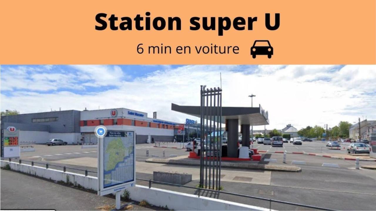 Saint Nazaire - White Lion - Centre Ville - Au Calme - Parking Privatif Aerien - Internet Haut Debit Fibre Exterior photo